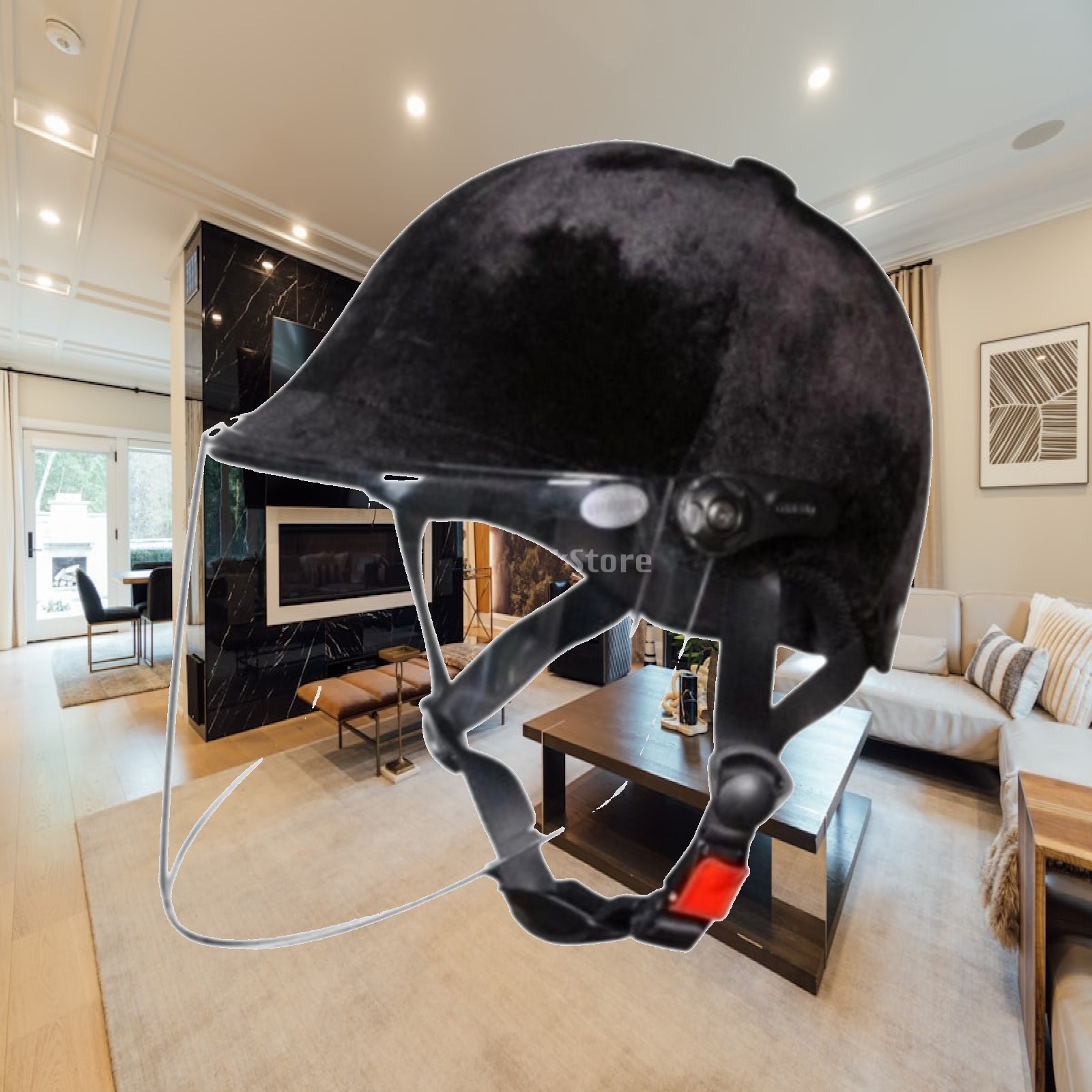 Equestrian Helmet - Helm Berkuda yang Dapat Disesuaikan, Bernapas,