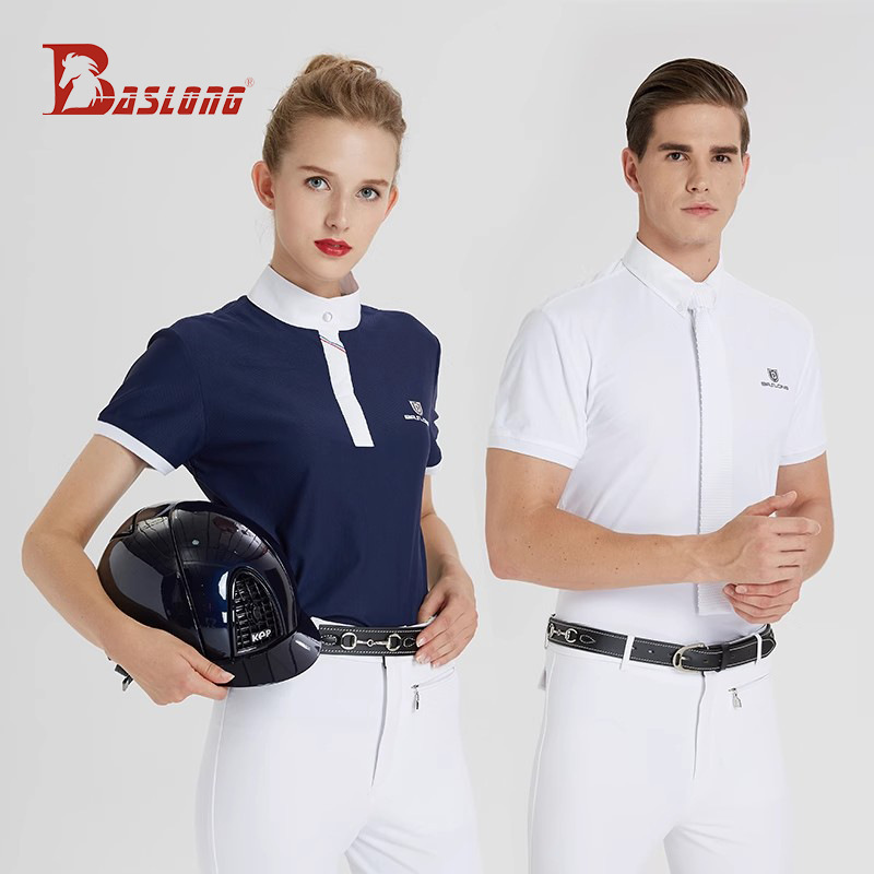 Polo Shirt Equestrian - Kaos Polo Berkuda Profesional Lengan Pendek