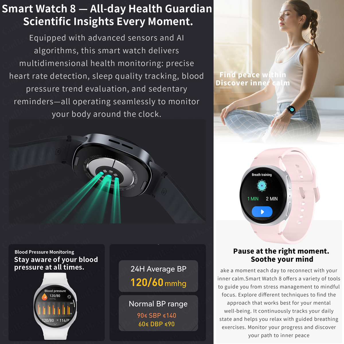 Jam Tangan Baru 2026 8 Mini GP - Outdoor Sport Smart Watch ulasan dan harga