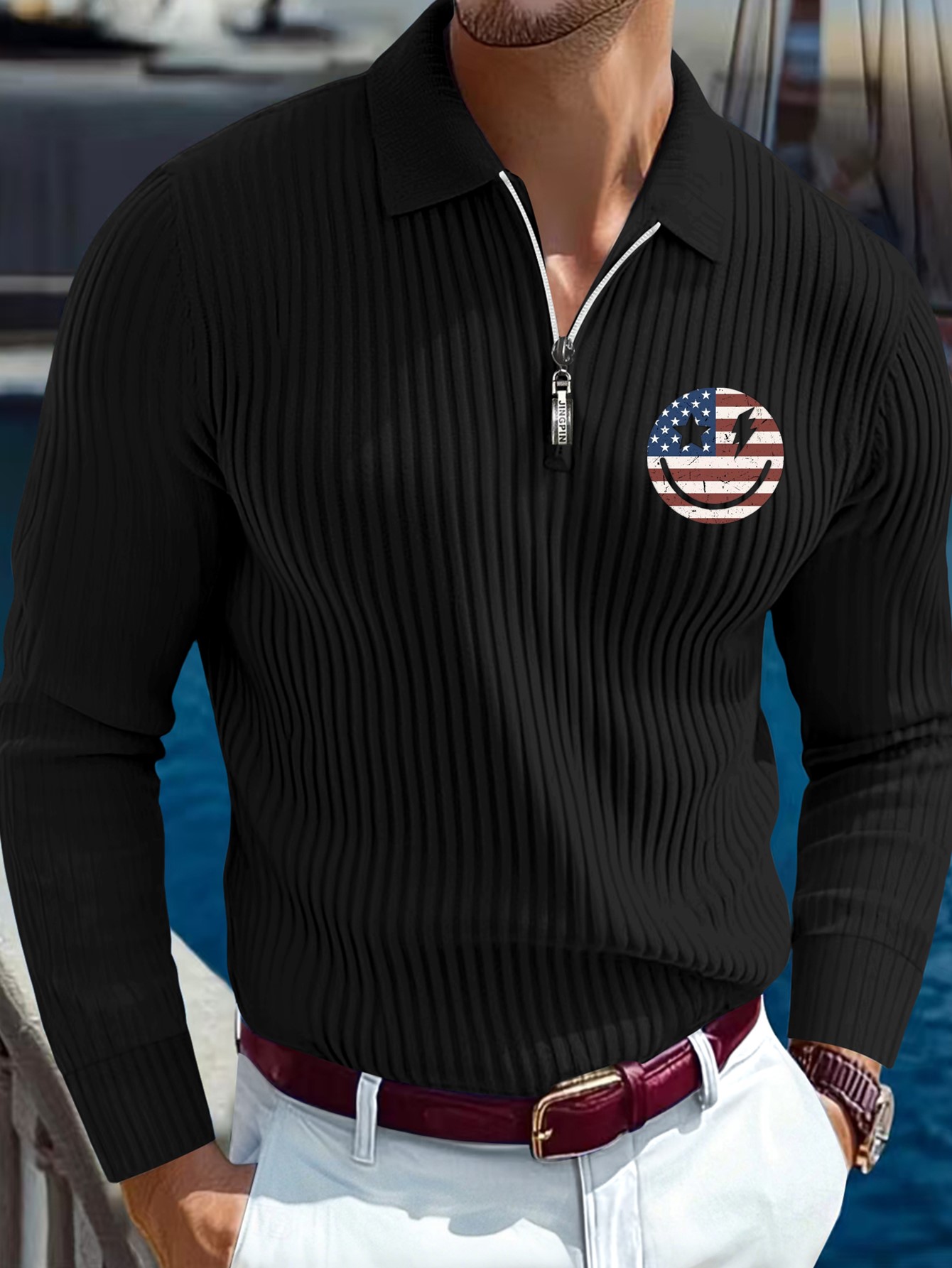 Kemeja Polo Kasual Pria untuk  - Polo Shirt Equestrian ulasan dan harga