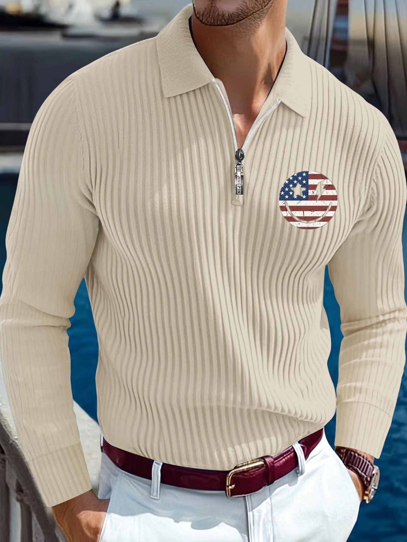 Kemeja Polo Kasual Pria untuk  - Polo Shirt Equestrian ulasan dan harga