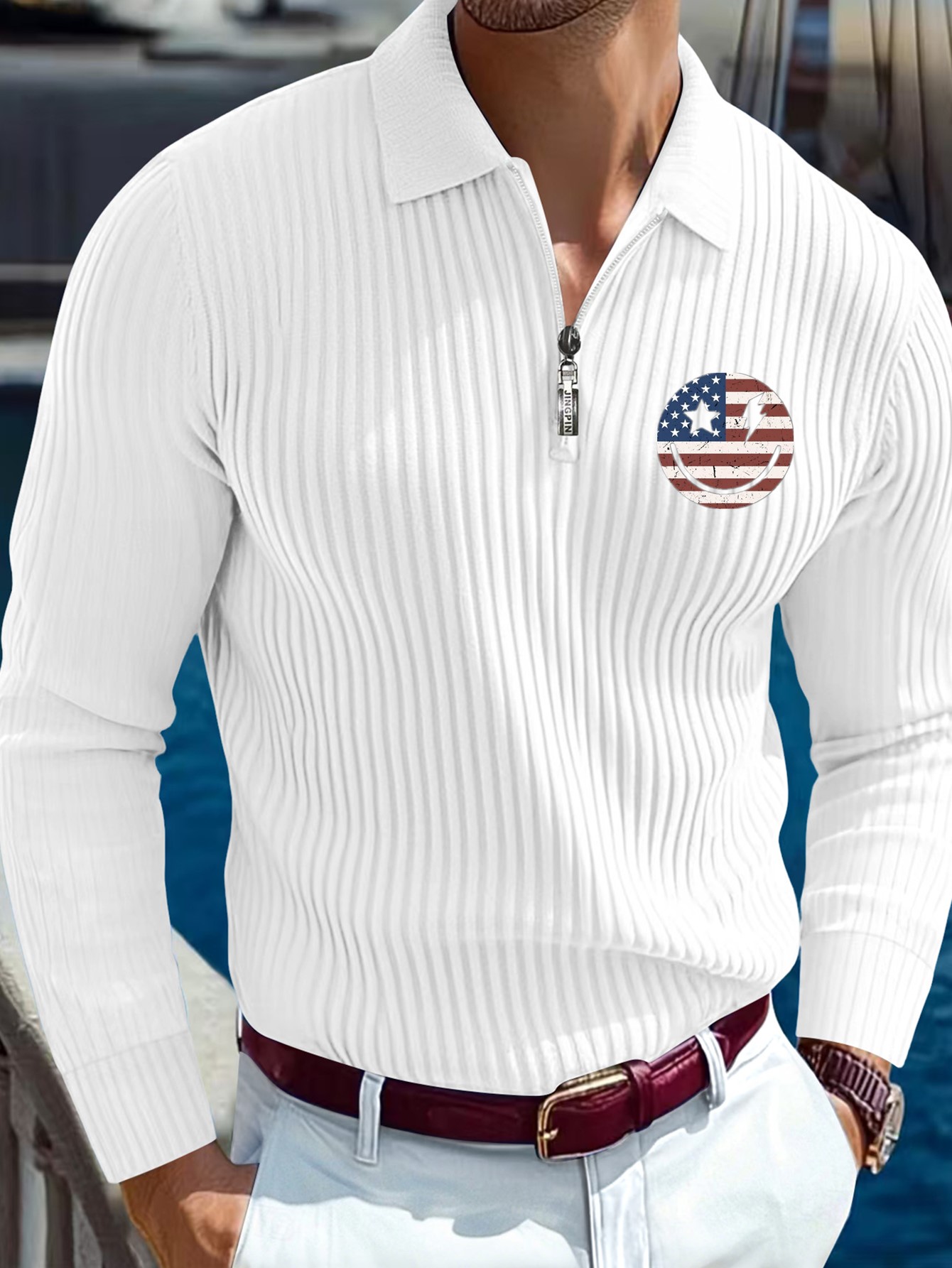 Kemeja Polo Kasual Pria untuk  - Polo Shirt Equestrian ulasan dan harga