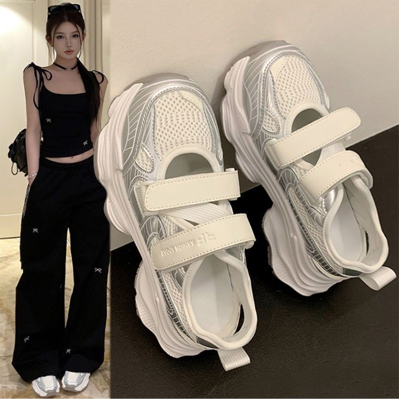 Sandal Platform Berongga Perak - Outdoor Sport Outfit ulasan dan harga