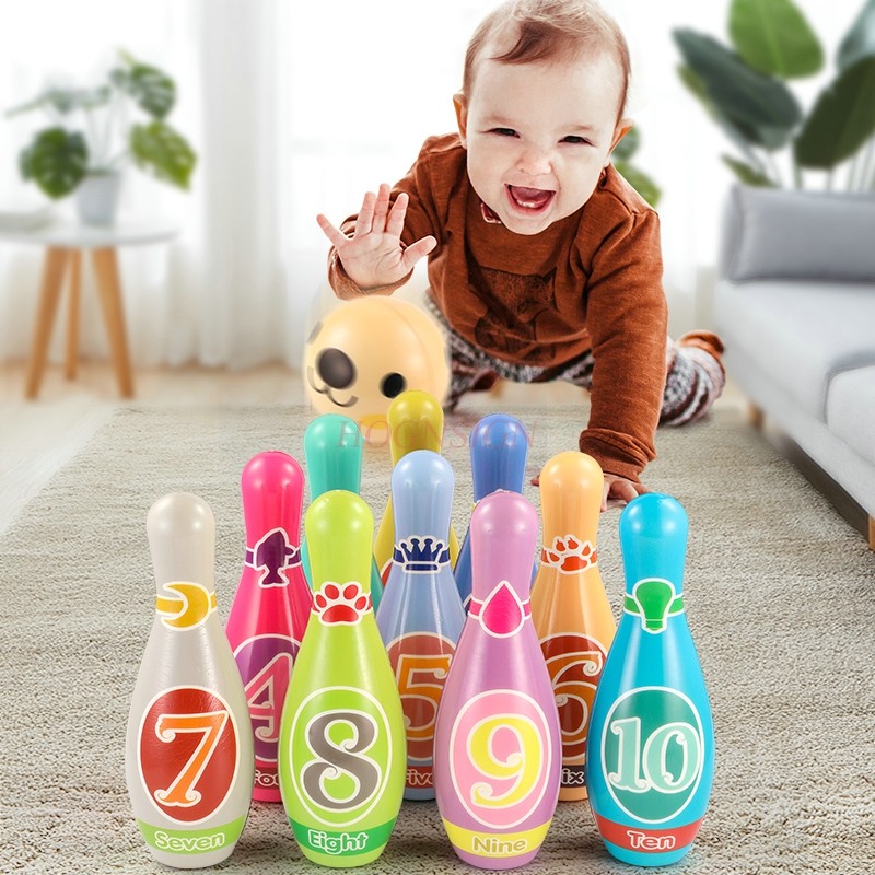 Mainan Bowling Puzzle Bayi Lak - Indoor Sport And Outdoor Sports ulasan dan harga