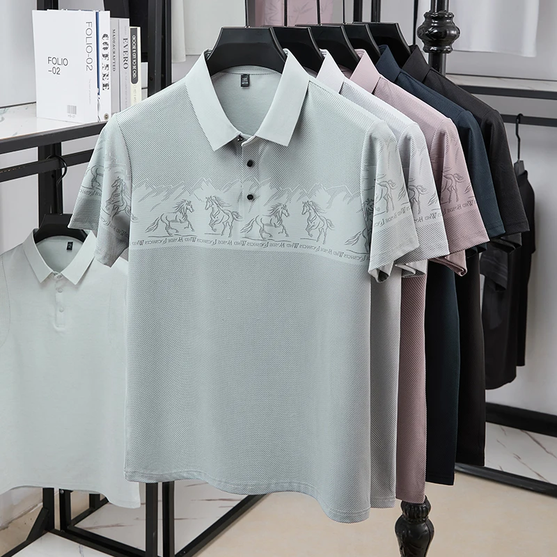 Kaos polo pria setengah dada m - Polo Shirt Equestrian ulasan dan harga