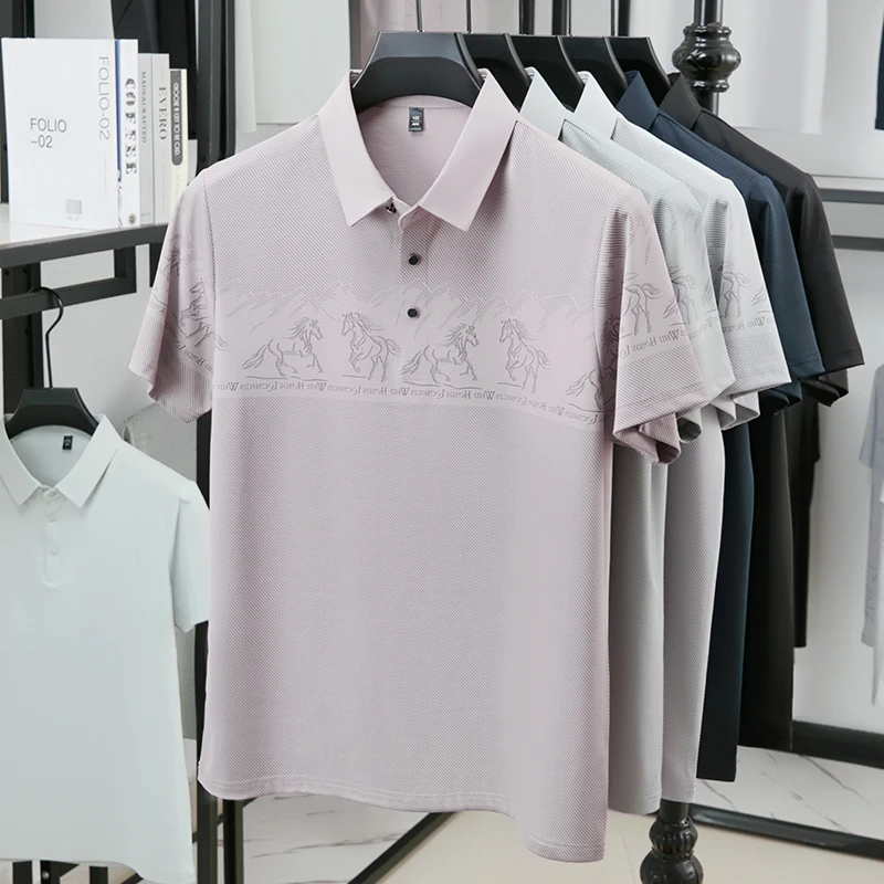 Kaos polo pria setengah dada m - Polo Shirt Equestrian ulasan dan harga