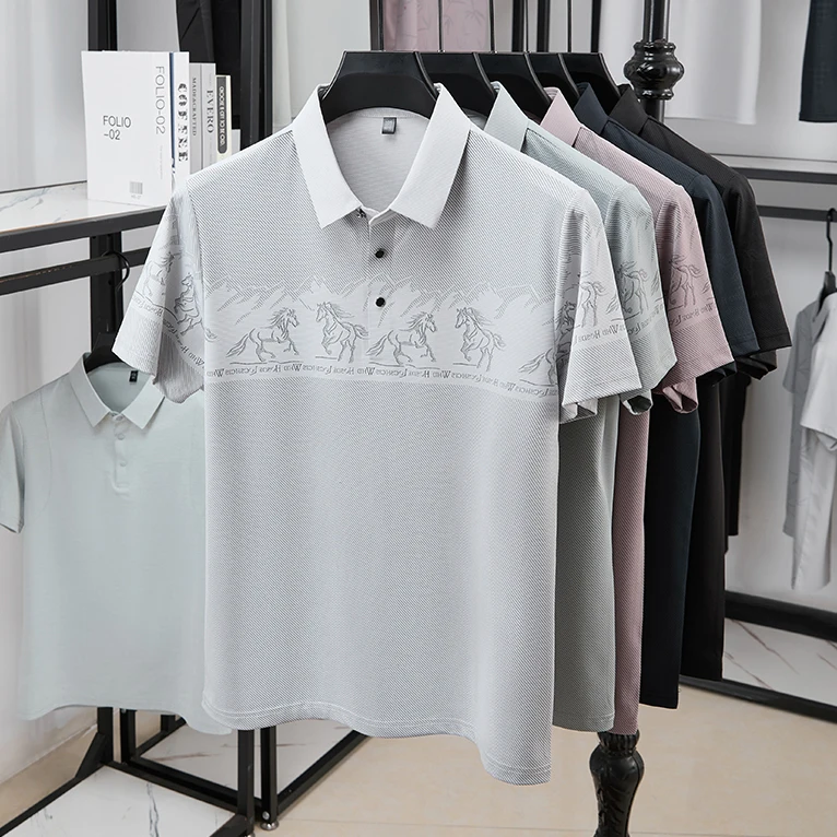 Kaos polo pria setengah dada m - Polo Shirt Equestrian ulasan dan harga