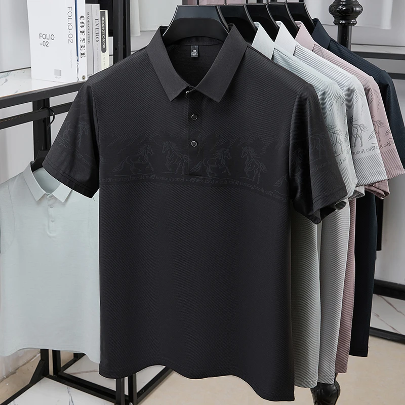 Kaos polo pria setengah dada m - Polo Shirt Equestrian ulasan dan harga