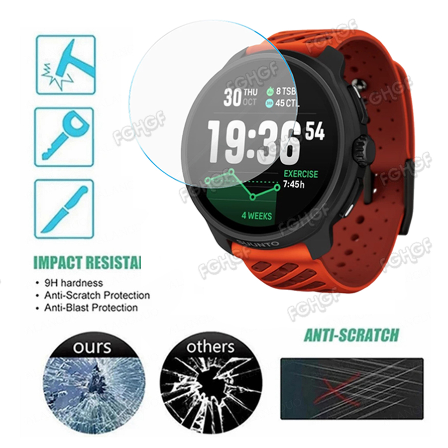 Pelindung Film Pelindung Kaca  - Outdoor Sport Smart Watch ulasan dan harga