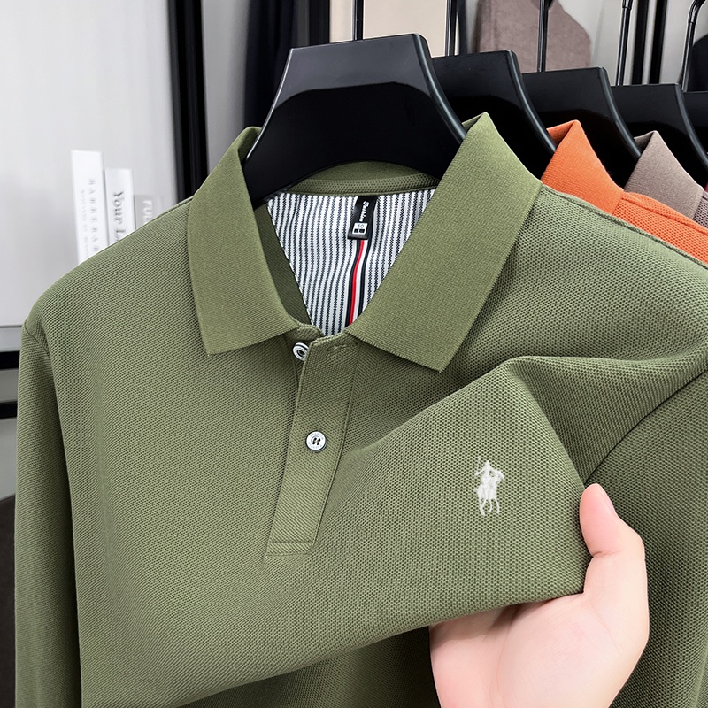 Kaos polo pria baru musim gugu - Polo Shirt Equestrian ulasan dan harga