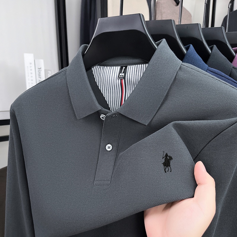 Kaos polo pria baru musim gugu - Polo Shirt Equestrian ulasan dan harga